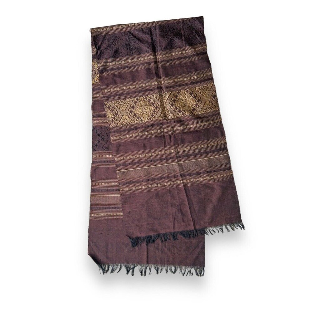 Red Wine Scarf 15.7" x 66.1" Women Rectangular Scarve